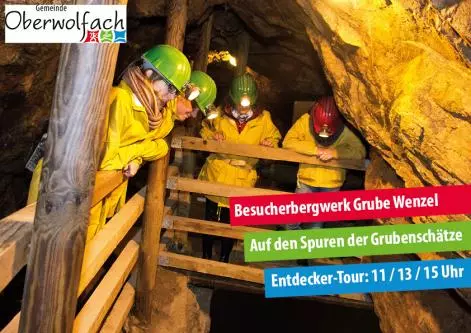 Führungen durch das Besucherbergwerk Grube Wenzel in Oberwolfach